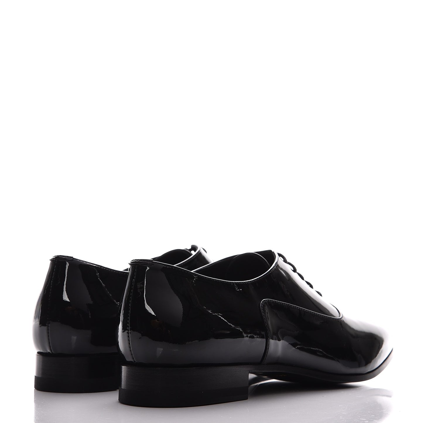 Calfskin Patent LuLu 20 Lace Up Oxfords 35 Black