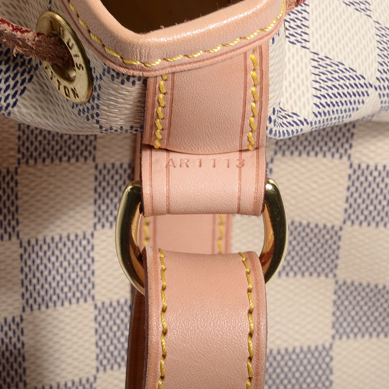 Louis Vuitton Damier Azur Noe BB 7 of 9
