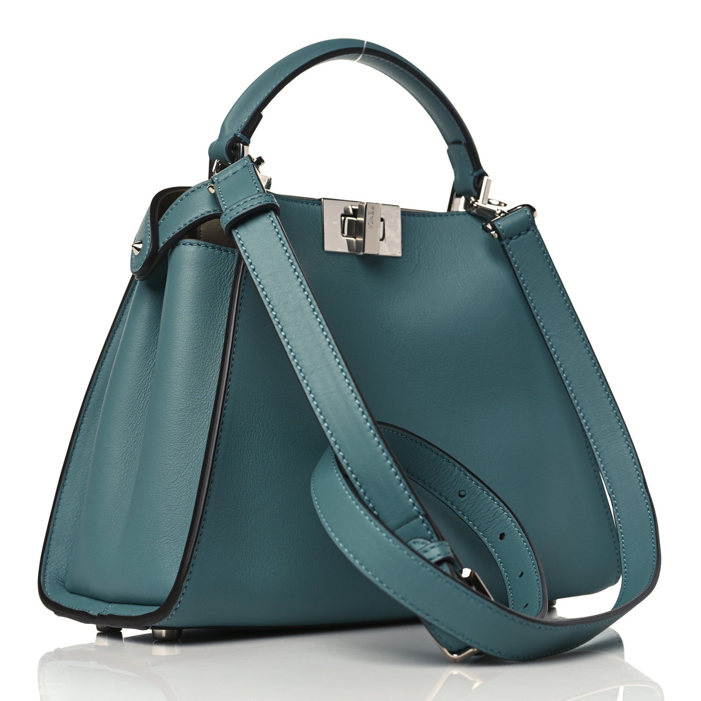 Vitello Tahiti Bi-Color Medium Peekaboo Iconic Essentially Satchel Pound Sand Nuvola