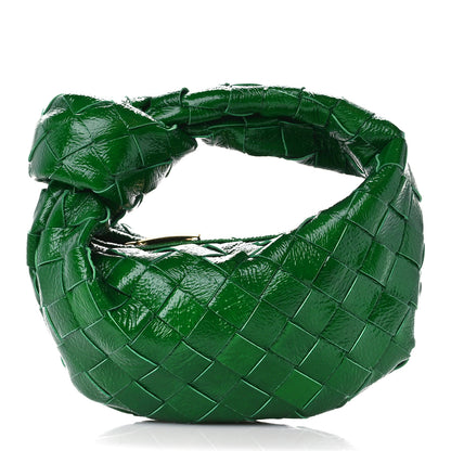 Bottega Veneta Textured Deerskin Intrecciato Candy Jodie Racing Green 1 of 11