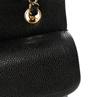 Chanel Caviar Quilted Small Double Flap Black 10 of 11