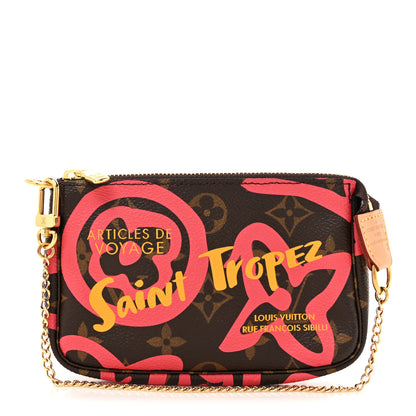 Louis Vuitton Monogram Tahitienne Saint Tropez Mini Pochette Accessories 1 of 10