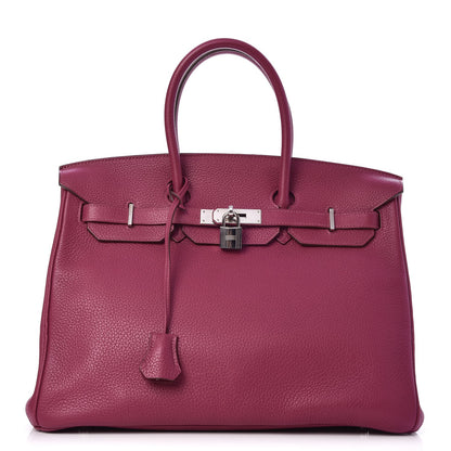 Hermes Taurillon Clemence Birkin 35 Tosca 1 of 36