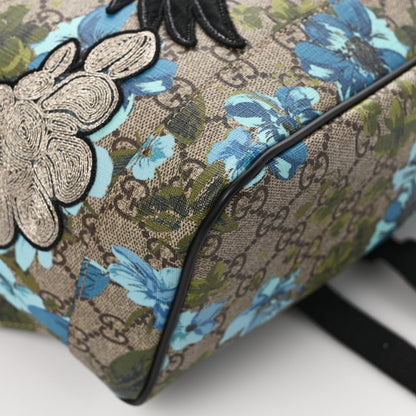 Gucci GG Supreme Monogram Blooms Bird Embroidered Dome Backpack 7 of 8