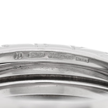 Bulgari 18K White Gold B.Zero1 Three-Band Ring 61 9.5 4 of 4