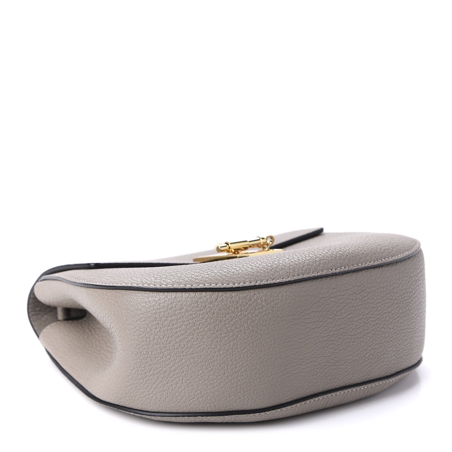 Chloe Grained Lambskin Mini Drew Shoulder Bag Motty Grey 4 of 10