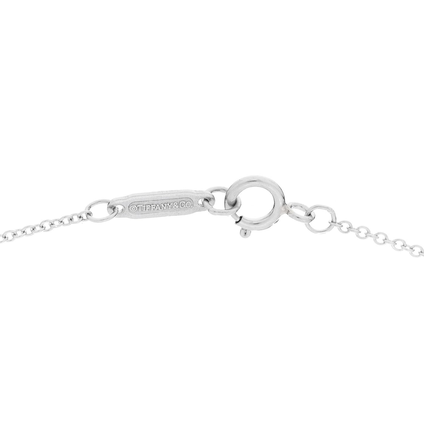 Platinum Diamond .12ct Solitaire Pendant Necklace
