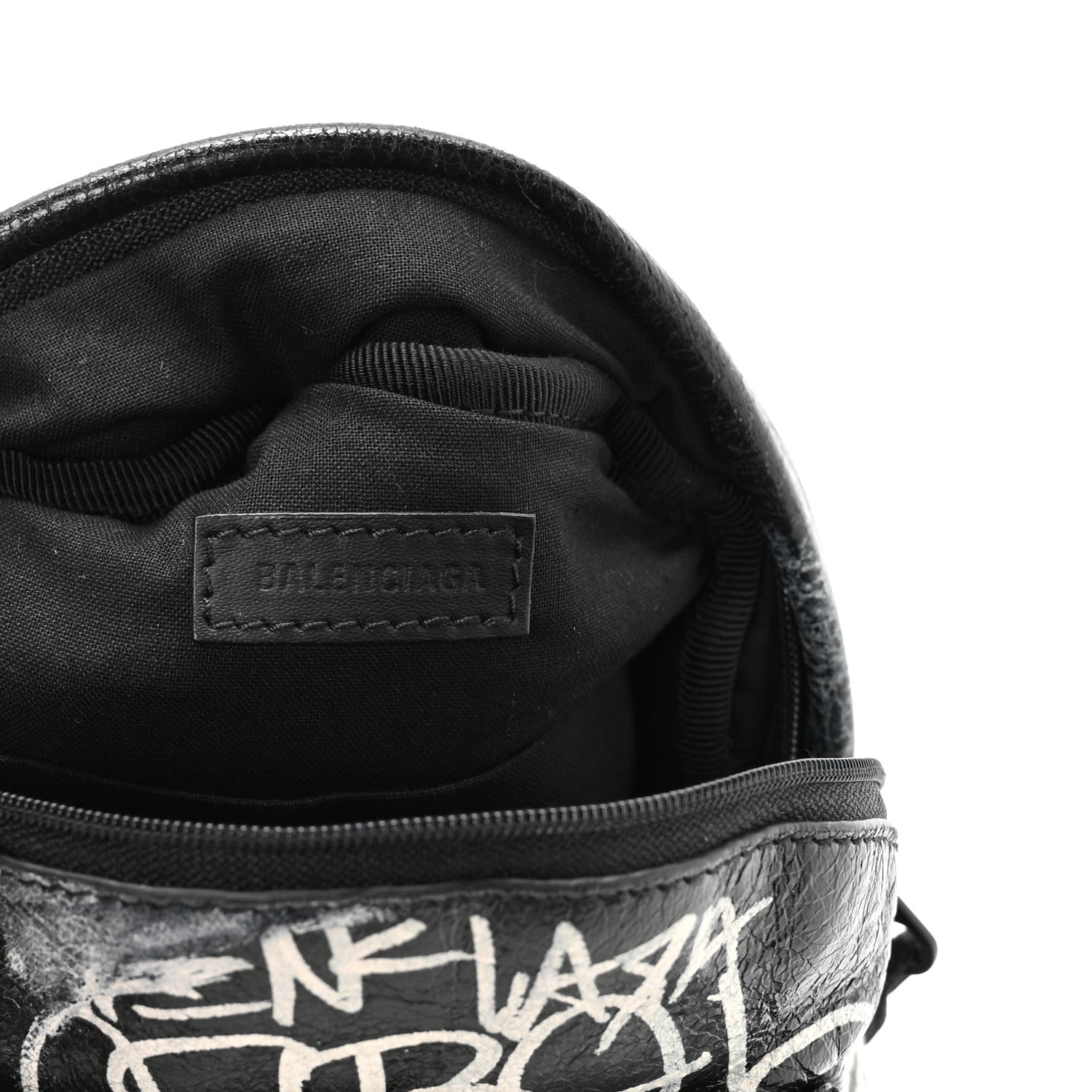 Balenciaga Agneau Arena Graffiti All Over Mini Explorer Crossbody