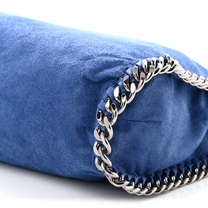 Stella McCartney Shaggy Deer Mini Falabella Fold Over Tote Blue 9 of 10