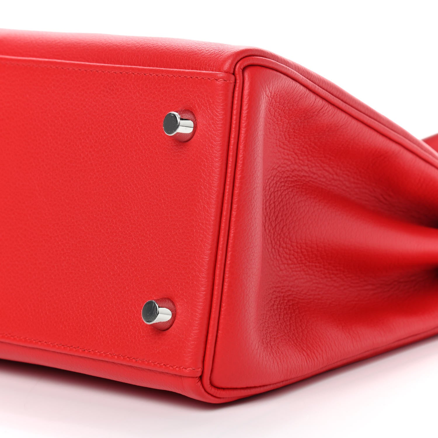 Hermes Evercolor Verso Kelly Retourne 28 Rouge De Coeur Rouge Grenat 9 of 9