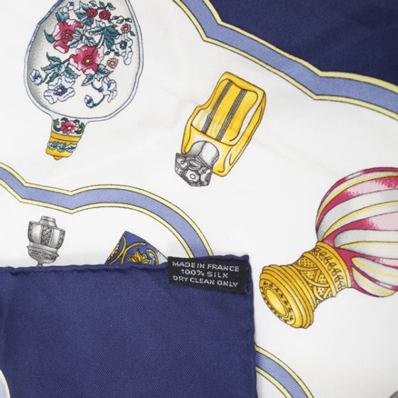 Silk Quimporte Le Flacon Pocket Square Scarf