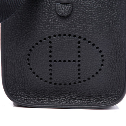 Hermes Taurillon Clemence Evelyne TPM Black 9 of 10