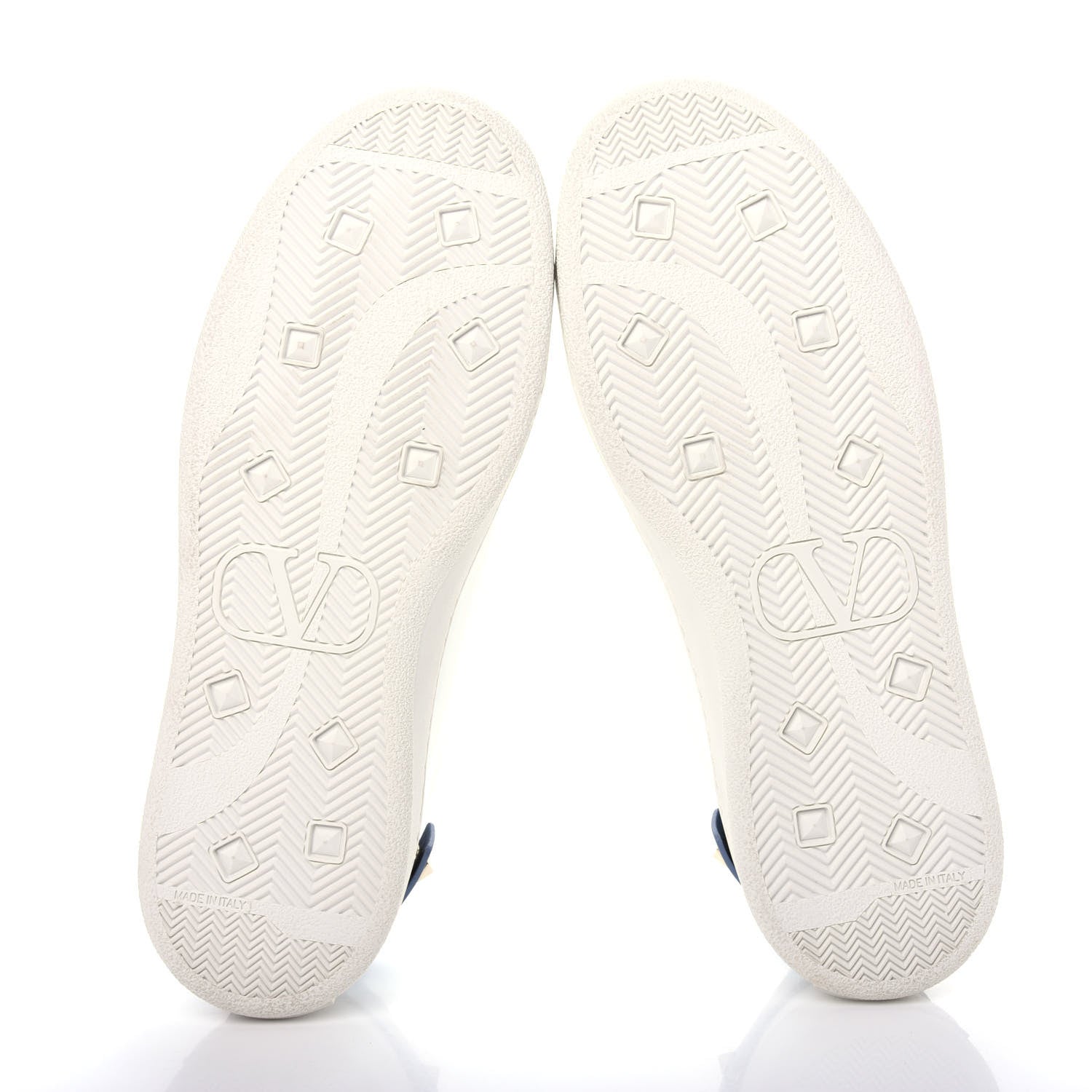 Valentino Garavani Calfskin Womens Backnet Sneakers 38 White Blue 6 of 11