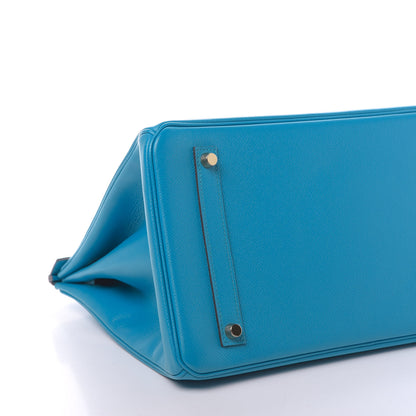 Hermes Epsom Birkin 35 Bleu Zanzibar 15 of 16