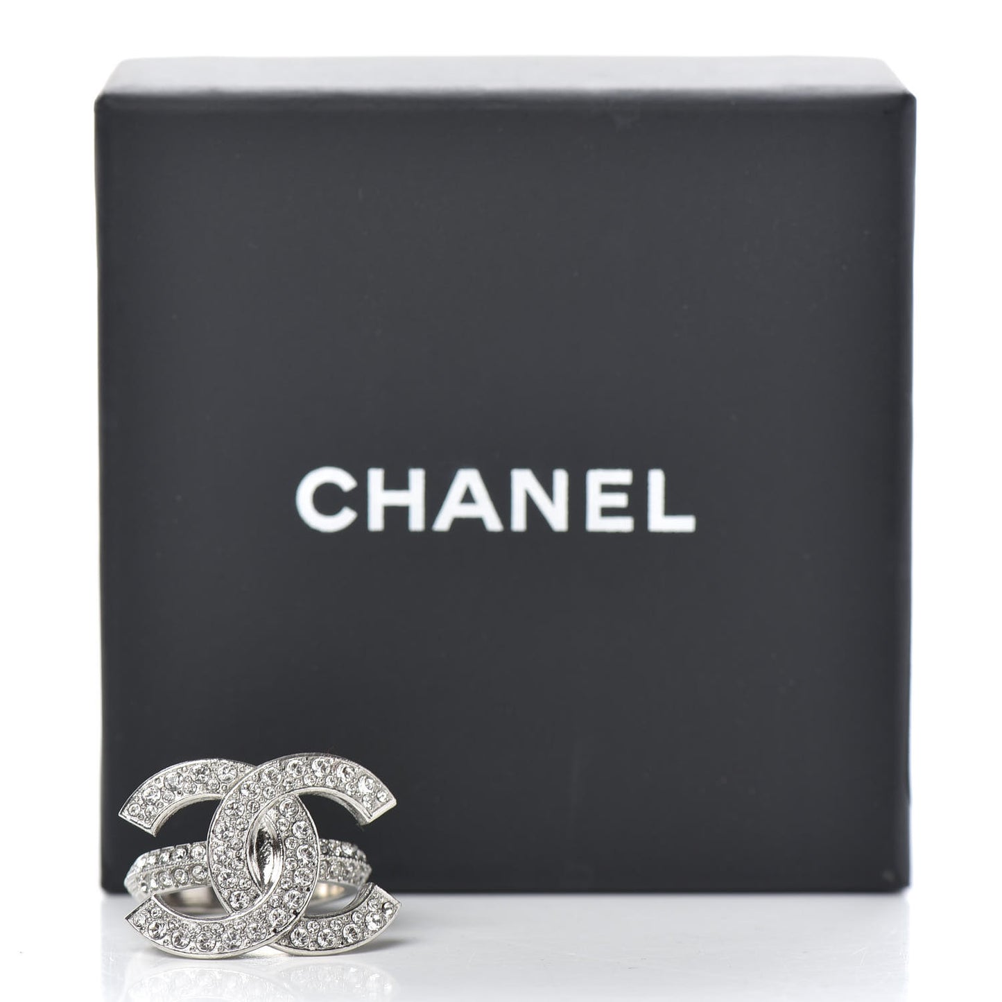 Crystal Palais Garnier CC Ring 52 6 Silver