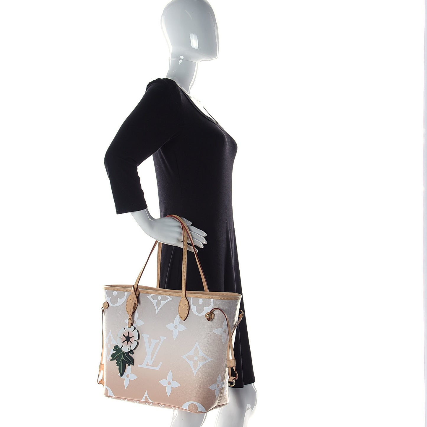 Monogram Giant By The Pool Neverfull MM Brume