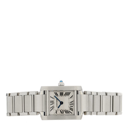 Cartier Stainless Steel 20mm Tank Francaise Quartz Watch 2 of 4