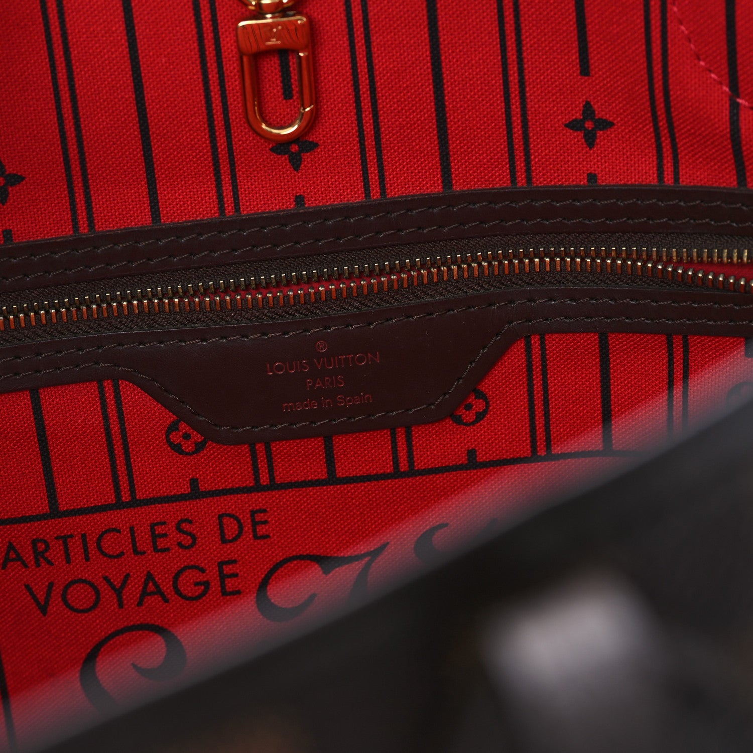 Louis Vuitton Damier Ebene Neverfull MM 6 of 12