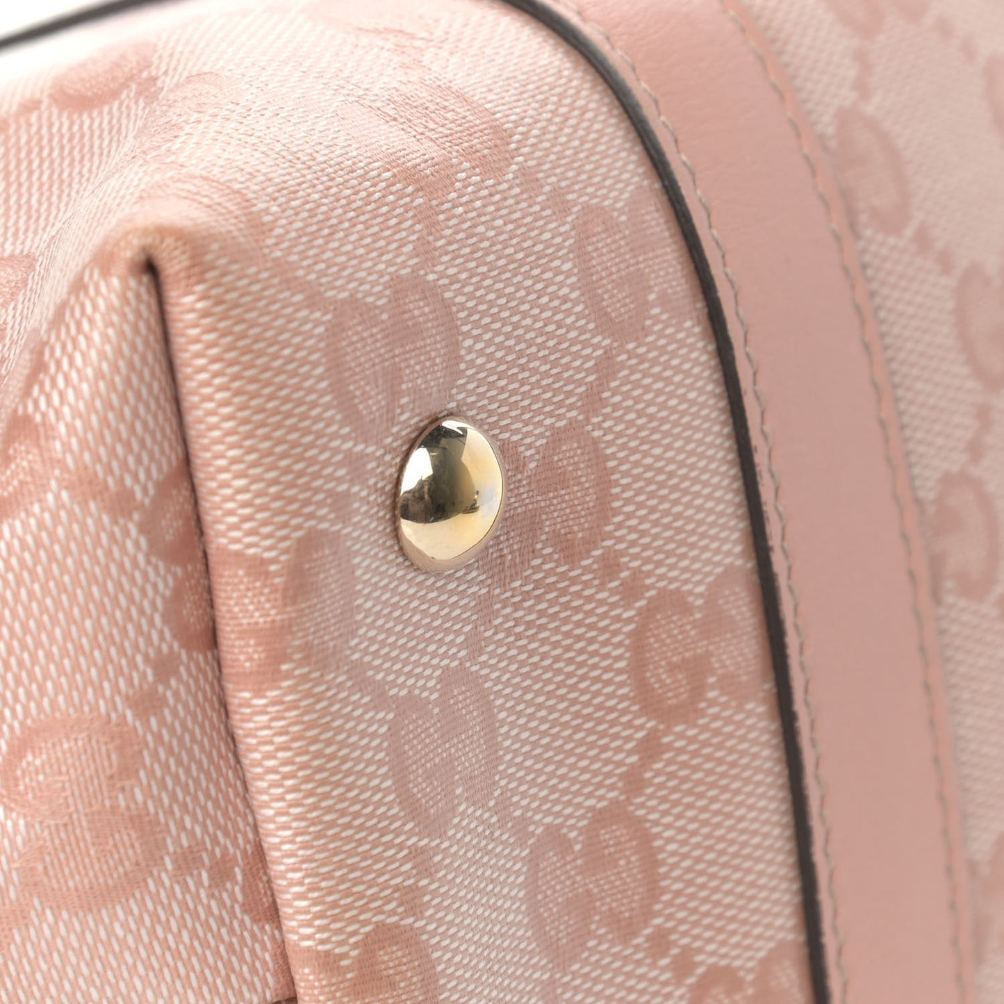Crystal Monogram Medium Abbey Tote Blush