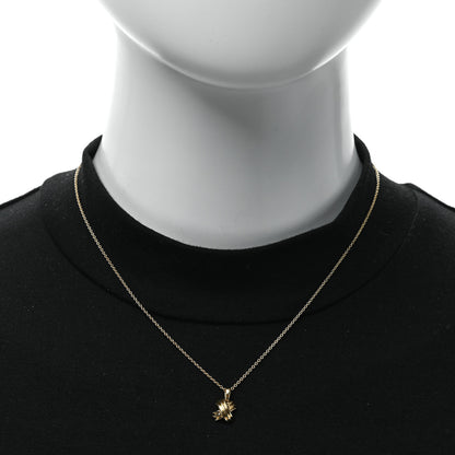 Tiffany 18K Yellow Gold Mini Signature X Pendant Necklace 2 of 4
