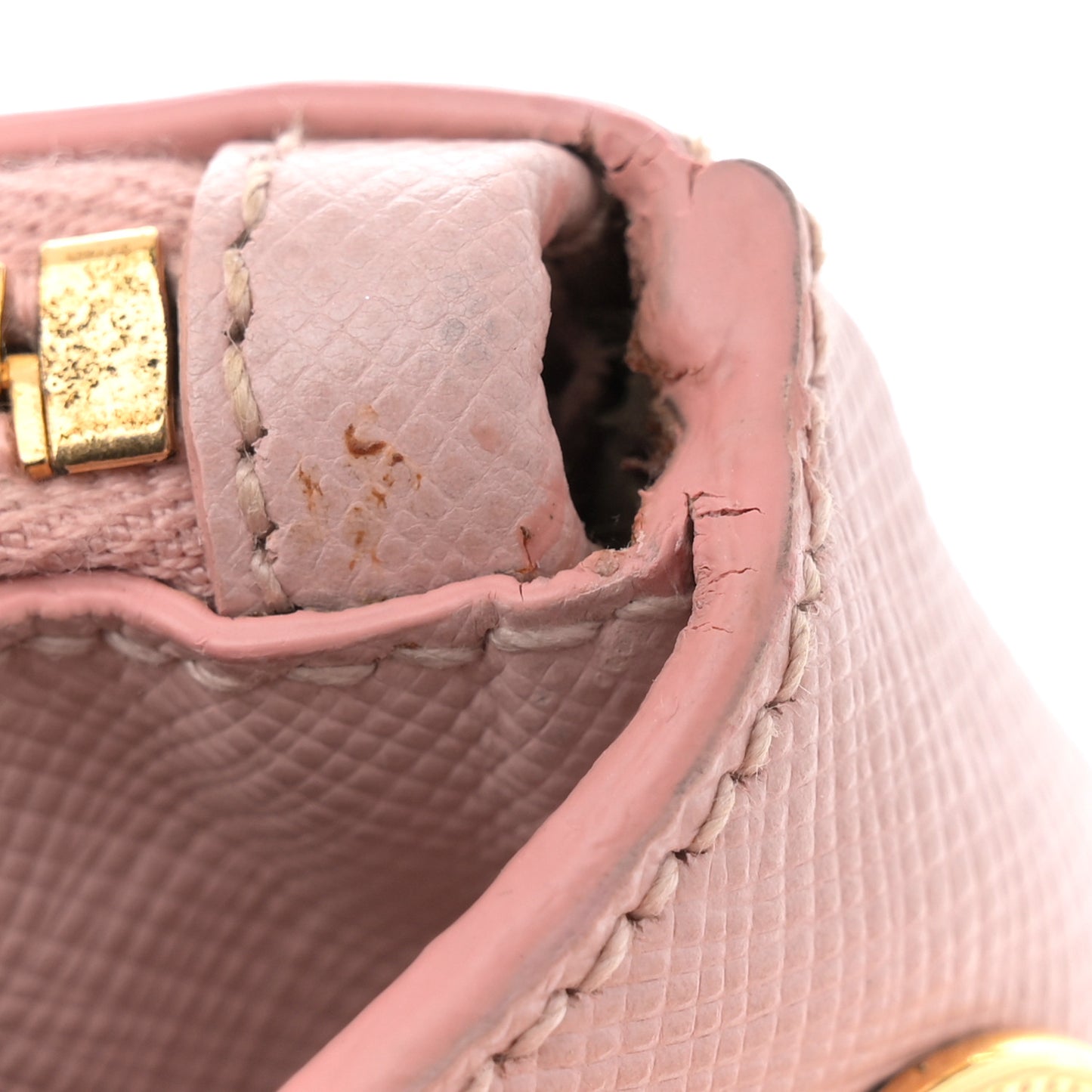 Saffiano Mini Galleria Double Zip Tote Orchidea