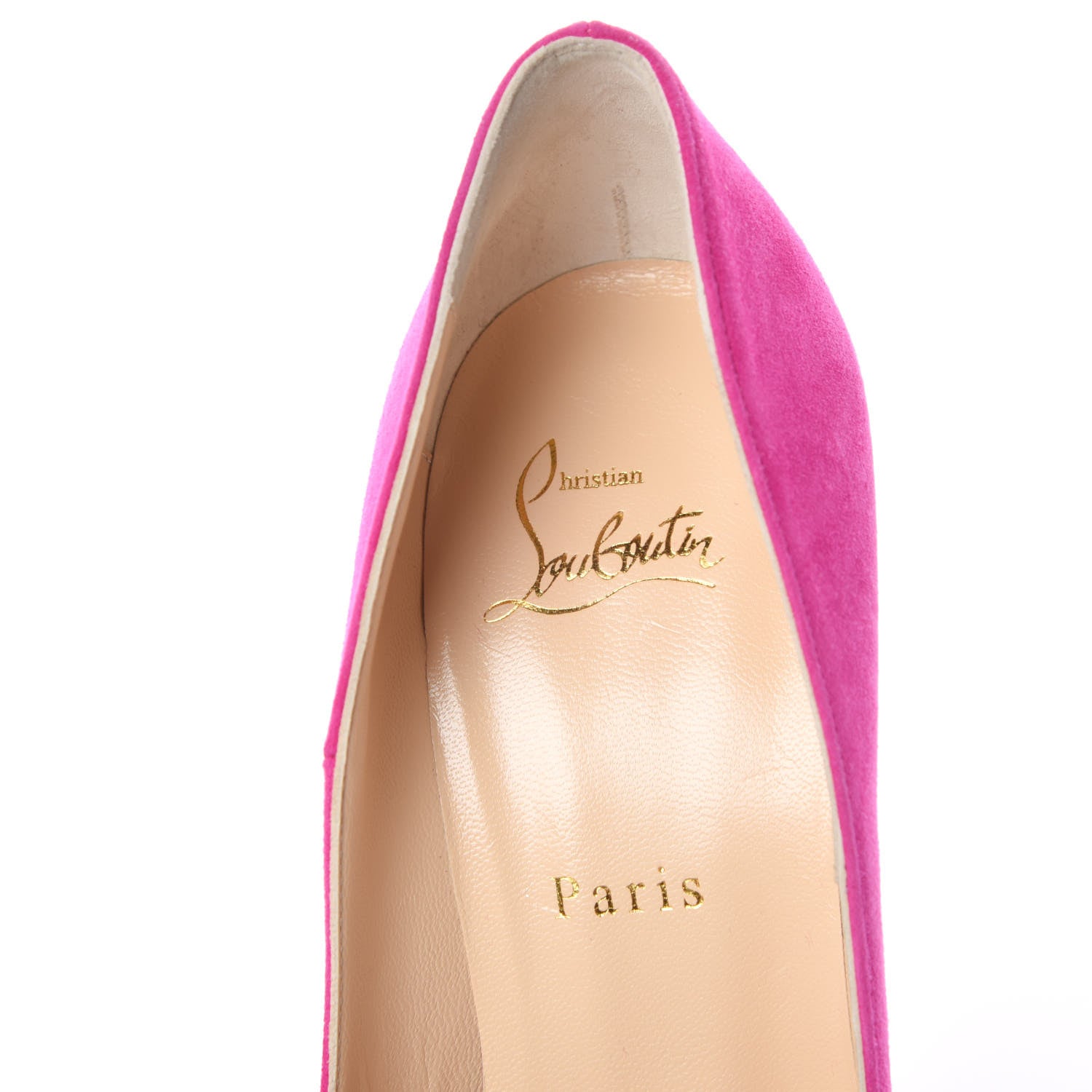 Christian Louboutin Veau Velours So Kate 130 Pumps 39 Pink 7 of 7