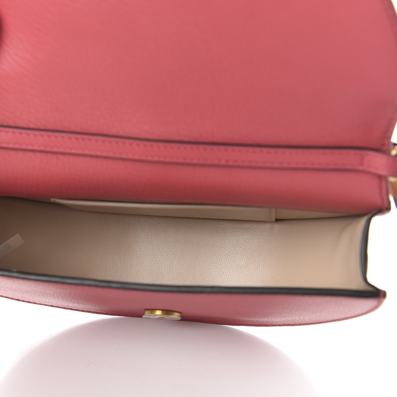 Chloe Calfskin Small Nile Bracelet Minaudiere Bag Scarlet Pink 5 of 9