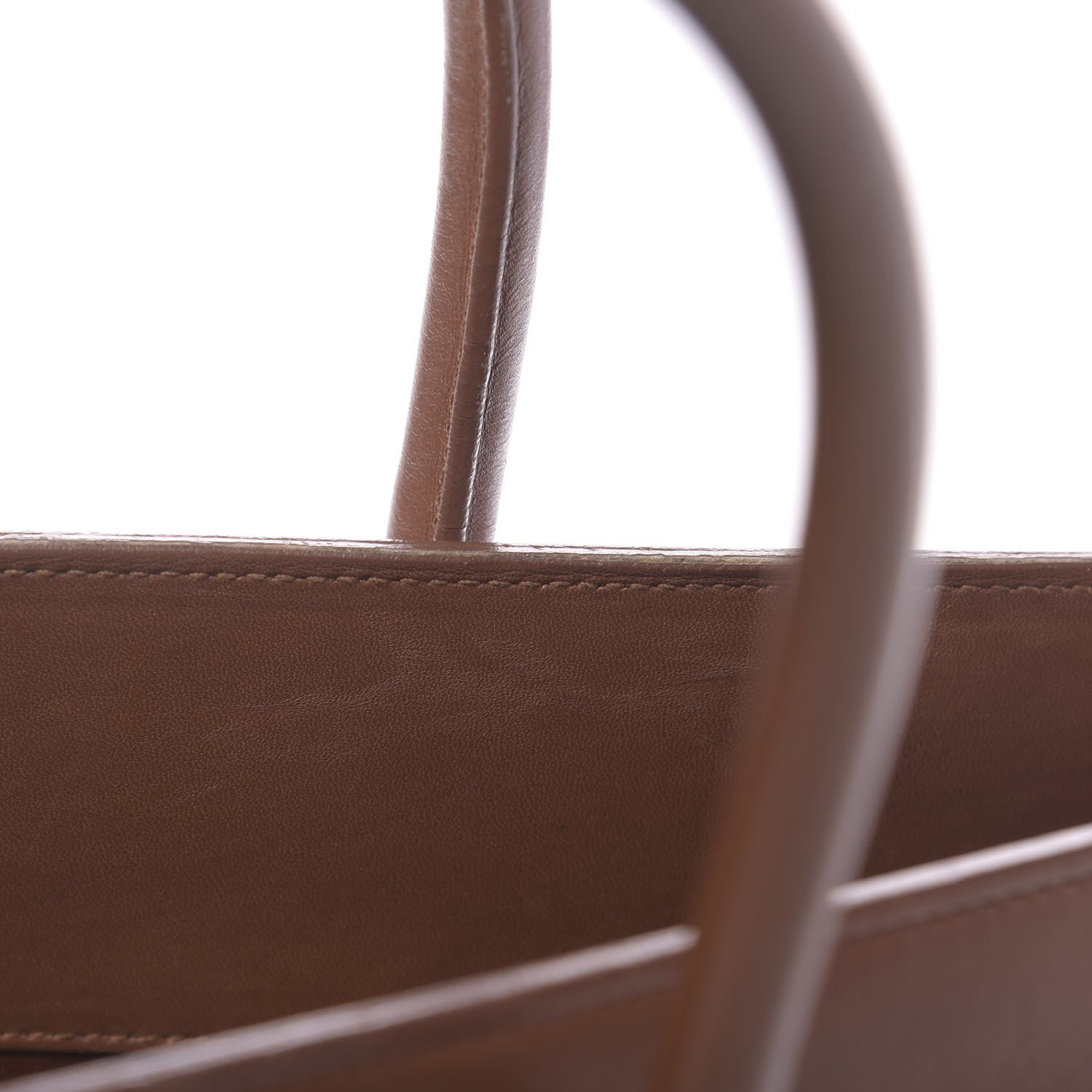 Saint Laurent Calfskin Large Sac De Jour Carryall Cognac 9 of 24