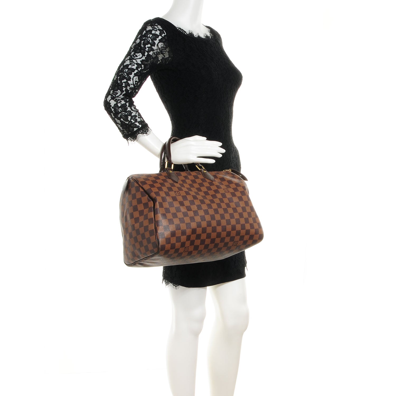 Louis Vuitton Damier Ebene Speedy 35 2 of 7