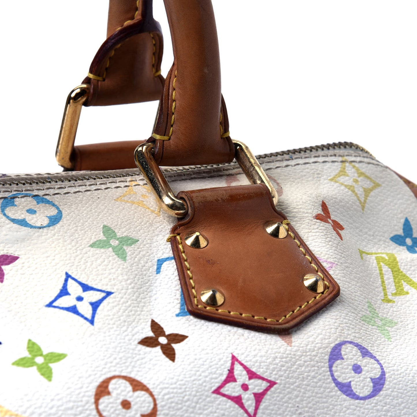 Monogram Multicolor Speedy 30 White