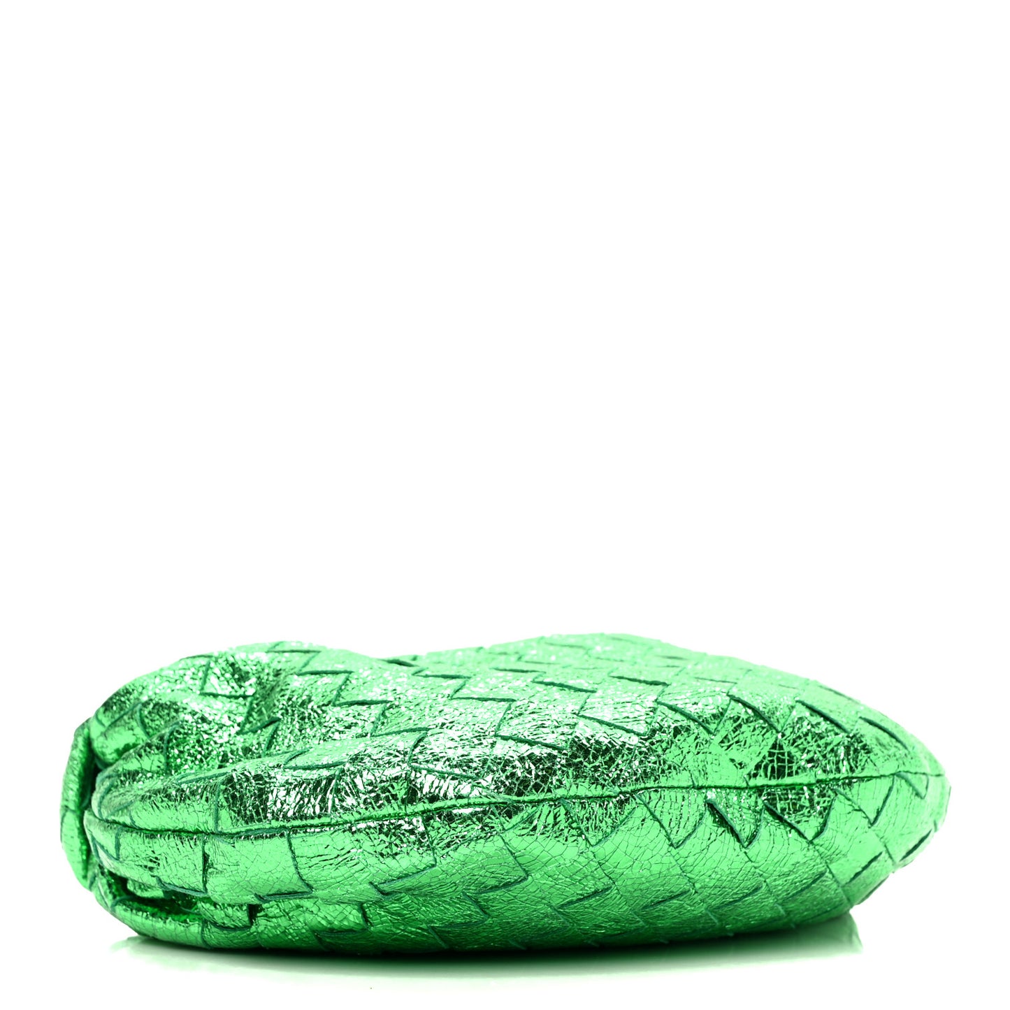 Metallic Nappa Intrecciato Mini Jodie Parakeet