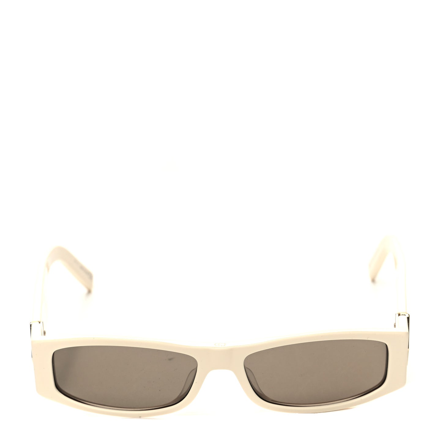 Acetate Rectangular CD Diamond S1I Sunglasses Ivory