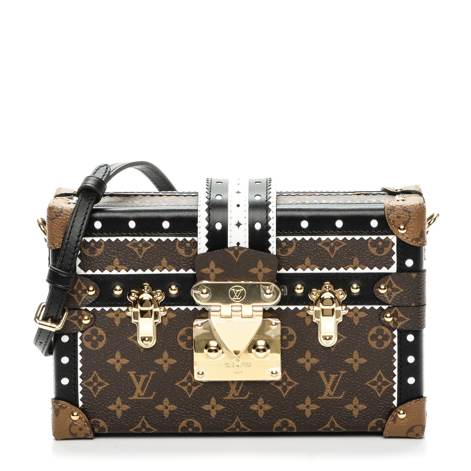 Louis Vuitton Monogram Petite Malle Black 1 of 7
