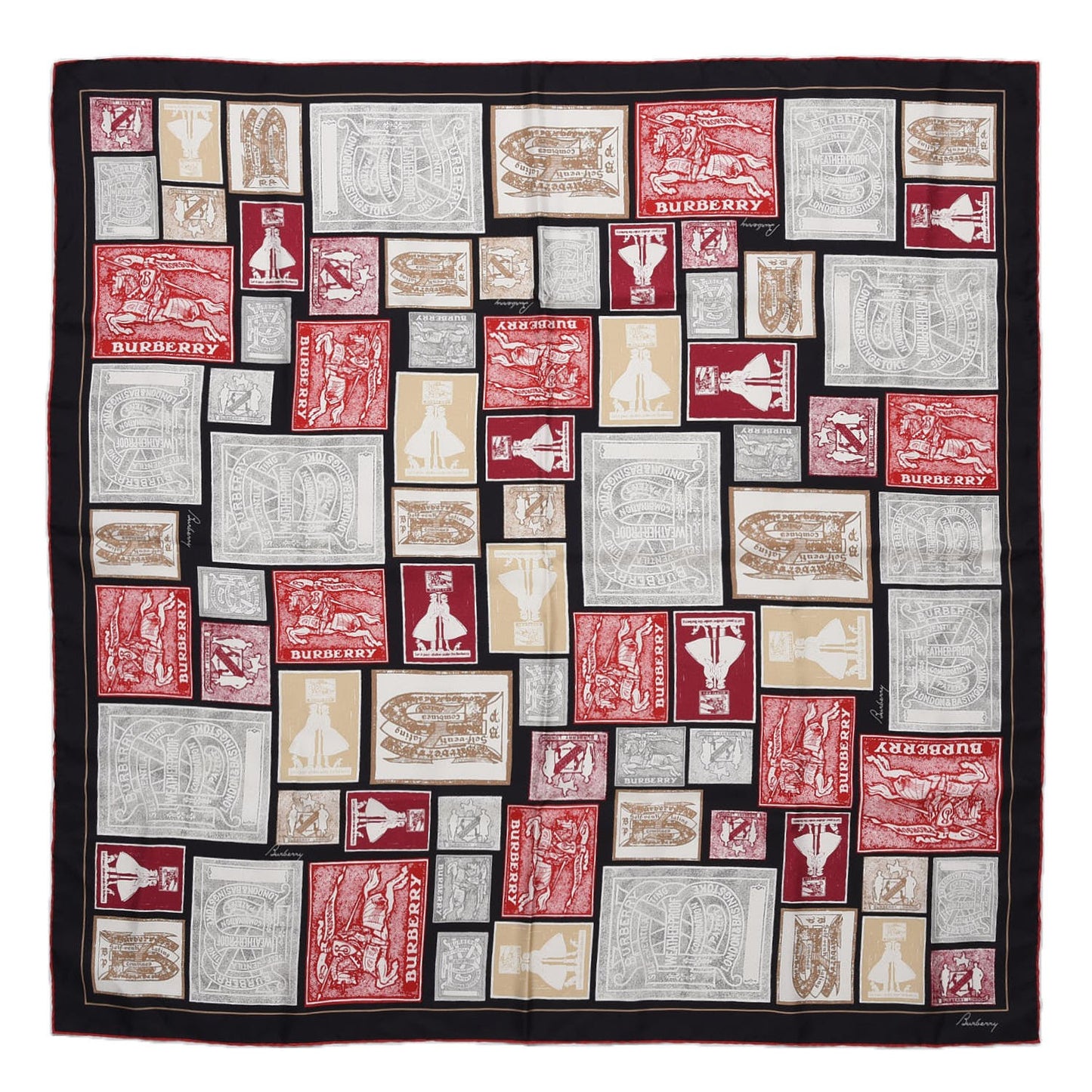 Silk Monogram Scarf Multicolor