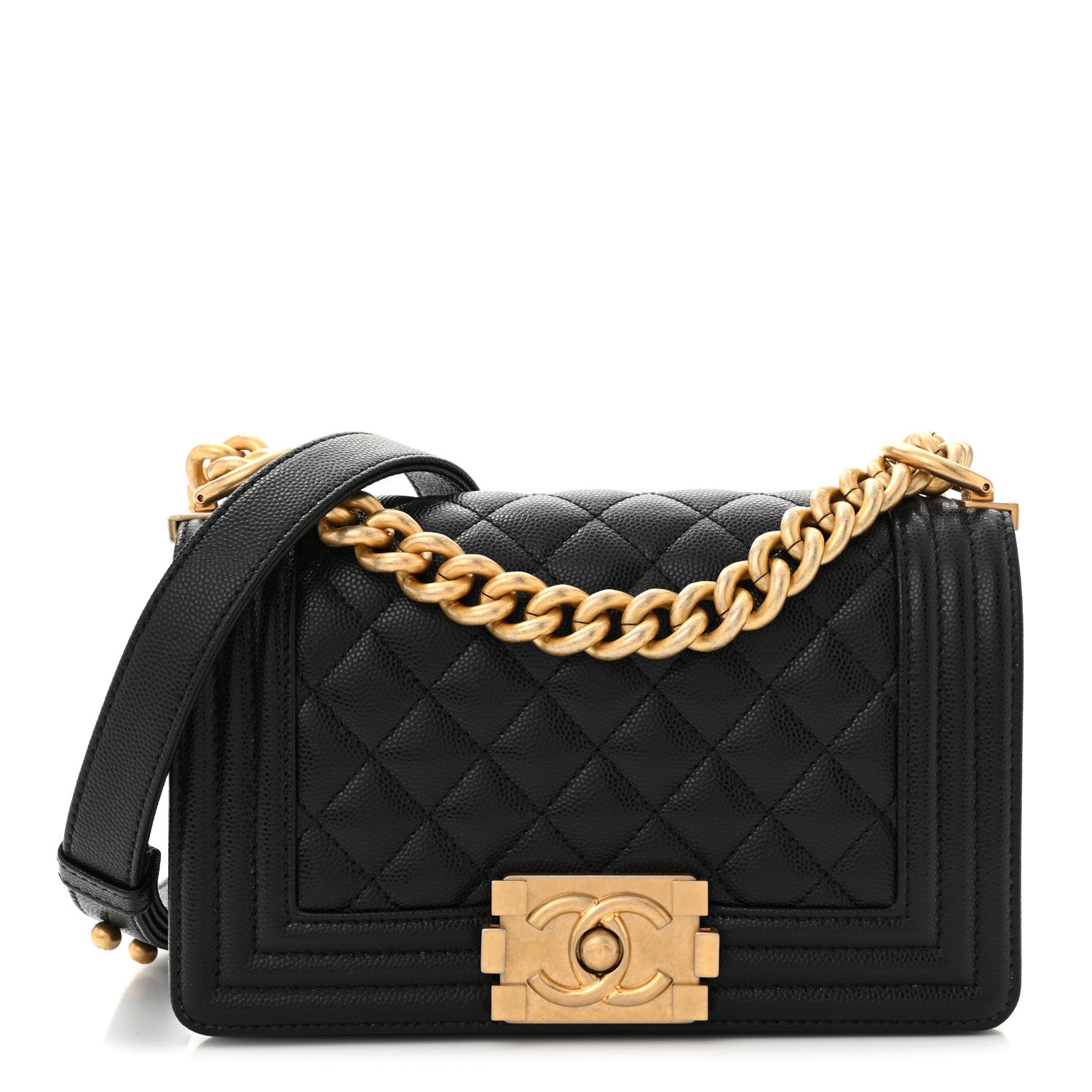 Chanel Caviar Quilted Small Boy Flap Black 1 of 11