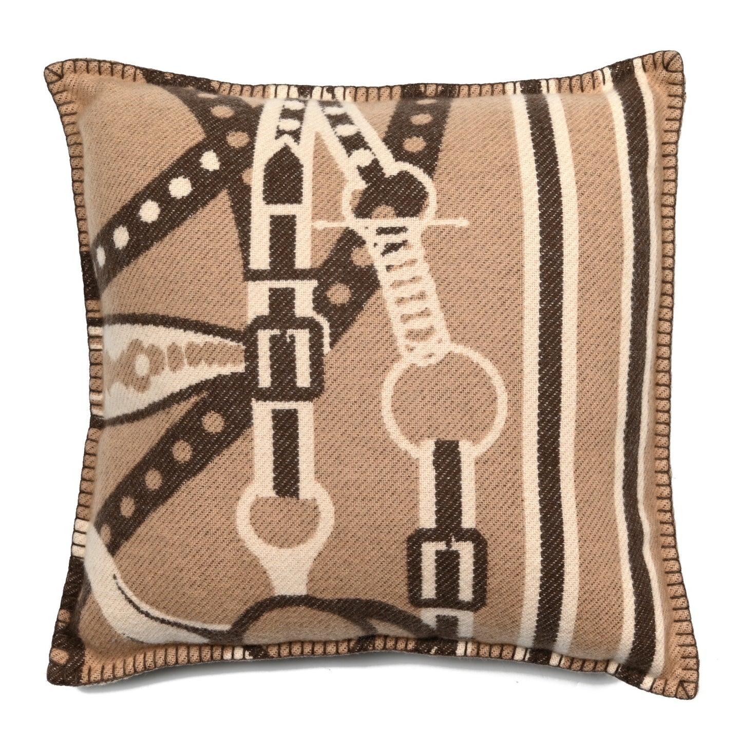 Wool Cashmere Grand Tralala Pillow Beige