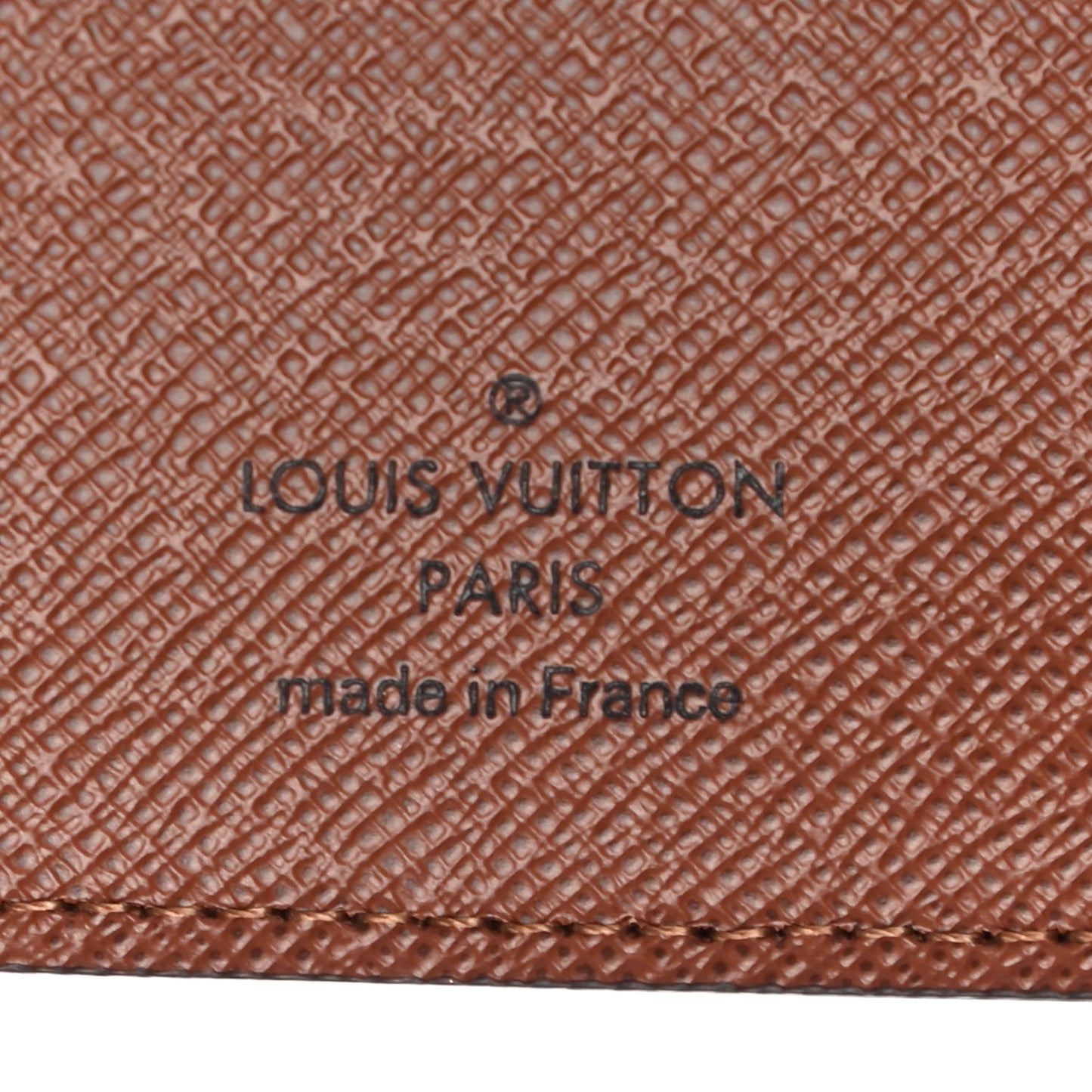 Monogram Desk Agenda Cover