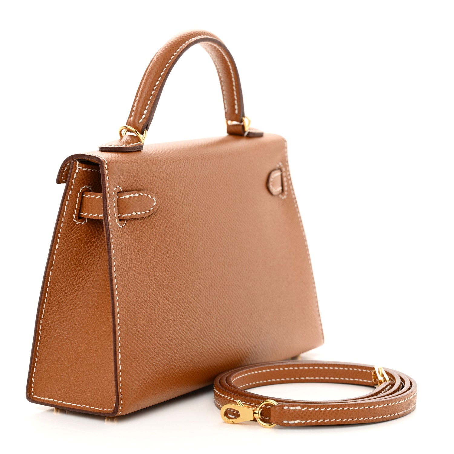 Hermes Epsom Mini Kelly Sellier 20 Gold 3 of 13