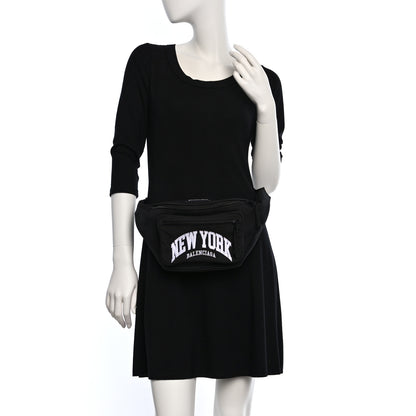 Balenciaga Nylon Canvas New York Explorer Belt Bag Black 2 of 8