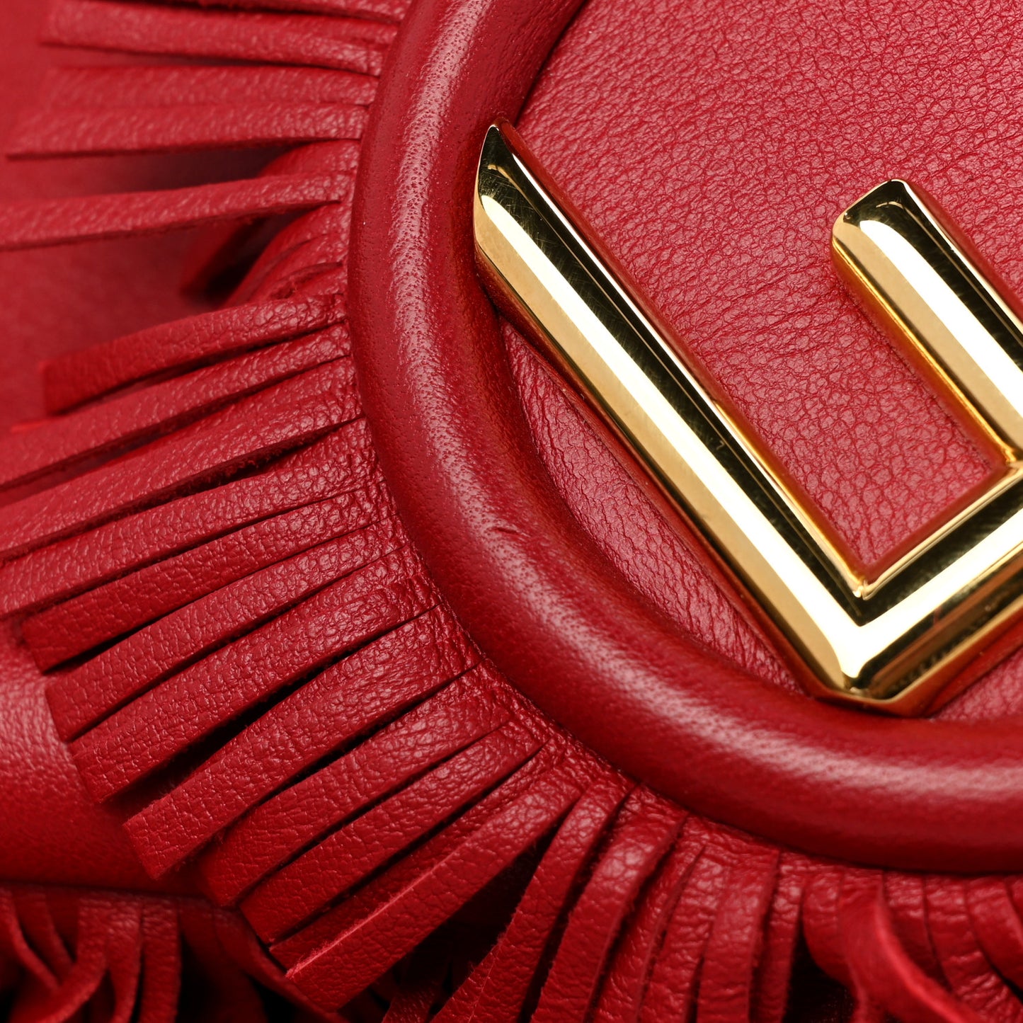 Nappa F is Fendi Fringe Baguette Fragola