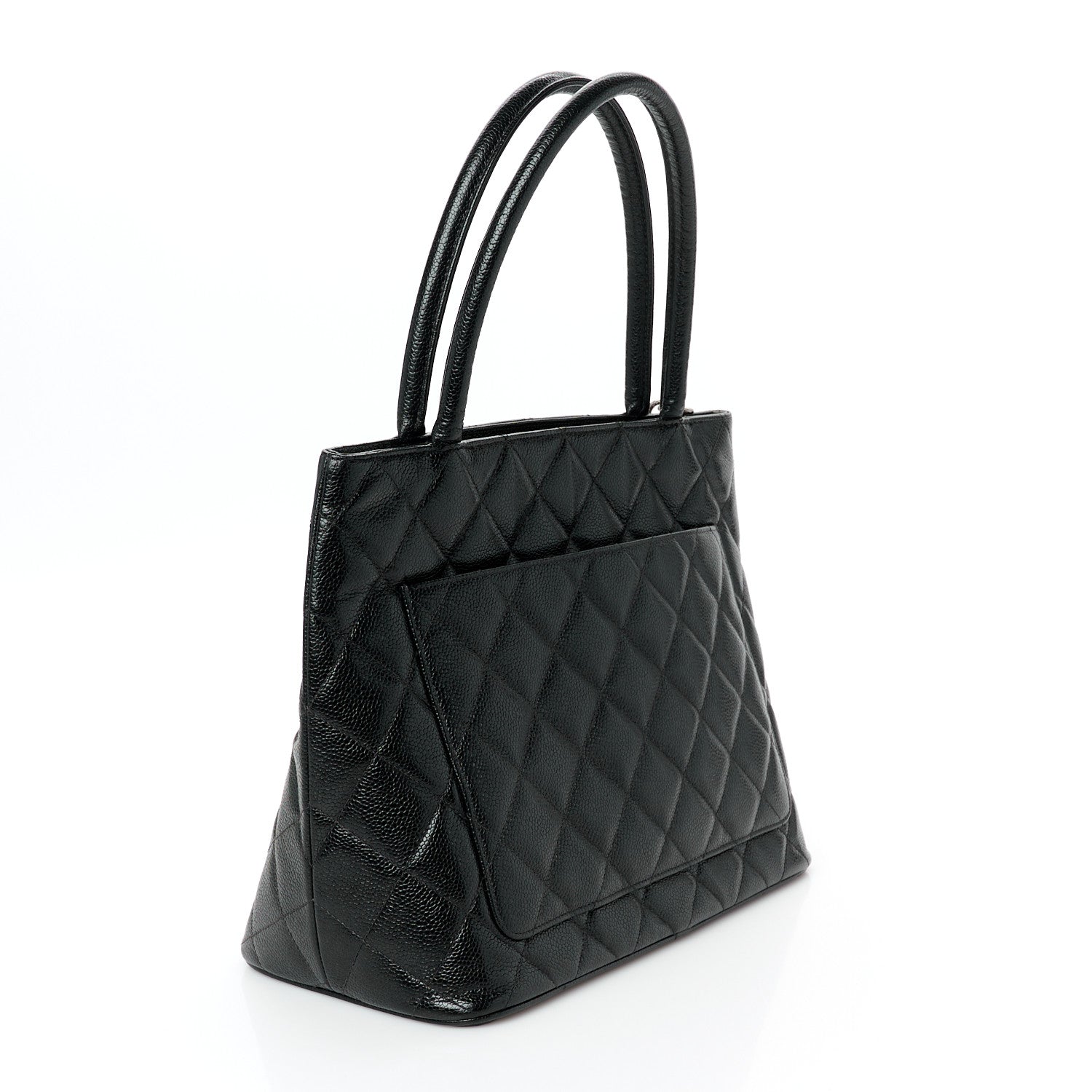 Chanel Caviar Quilted Medallion Tote Black 3 of 10