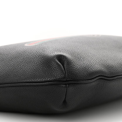 Gucci Grained Calfskin Logo Half Moon Hobo Black 9 of 11