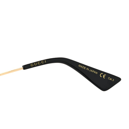 Gucci Aviator Sunglasses GG0062S Black Gold 5 of 7