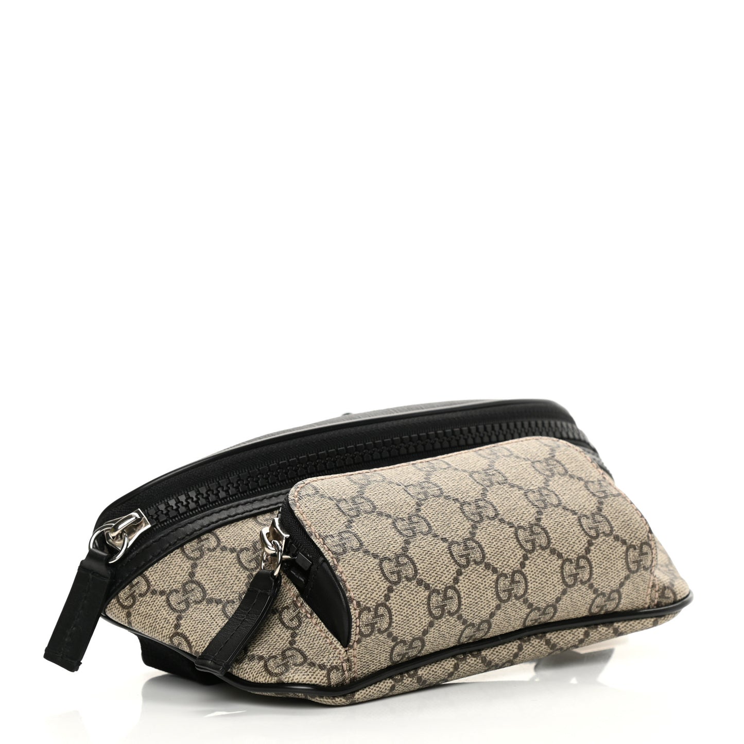 GG Supreme Monogram Belt Bag Black