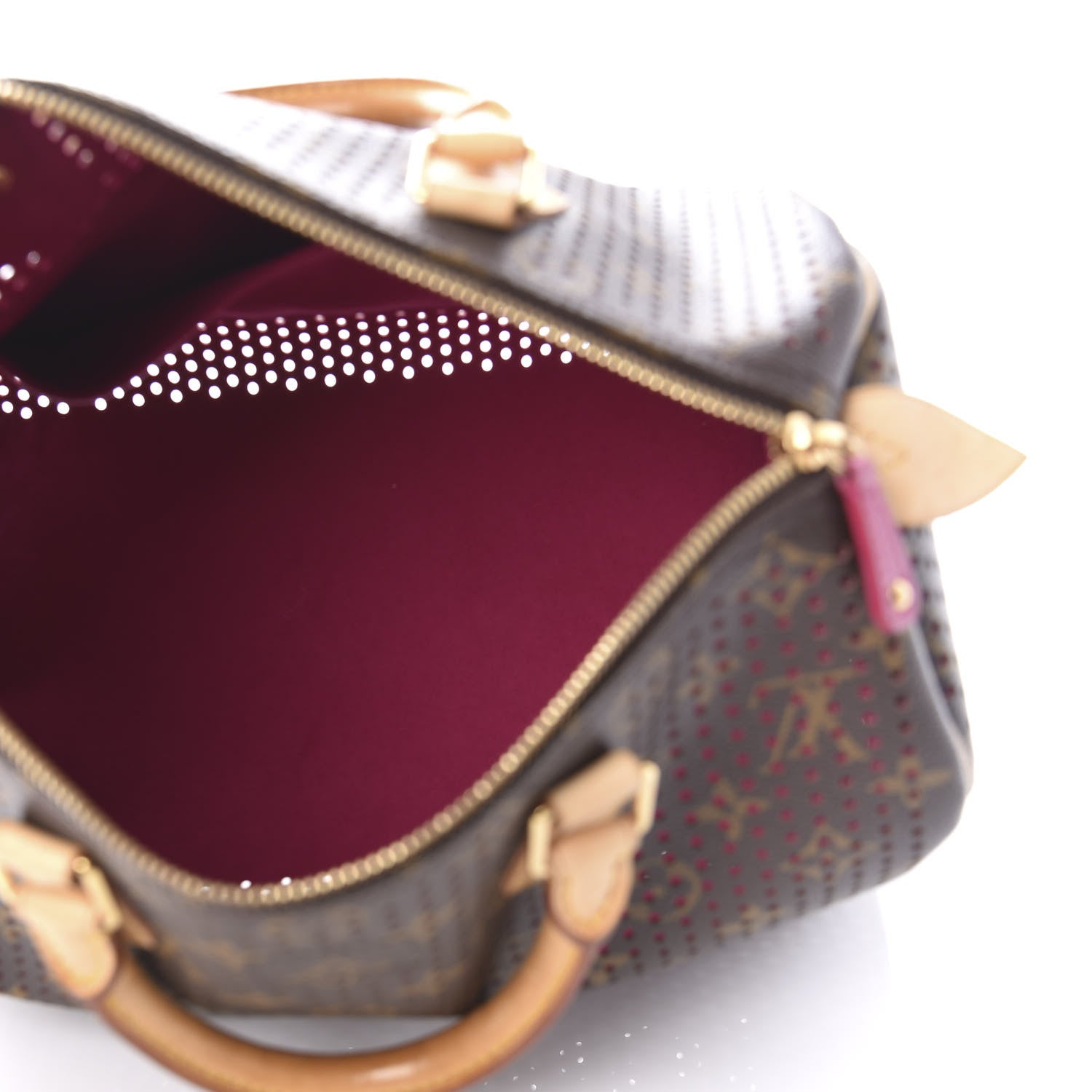 Louis Vuitton Monogram Perforated Speedy 30 Fuchsia 5 of 11