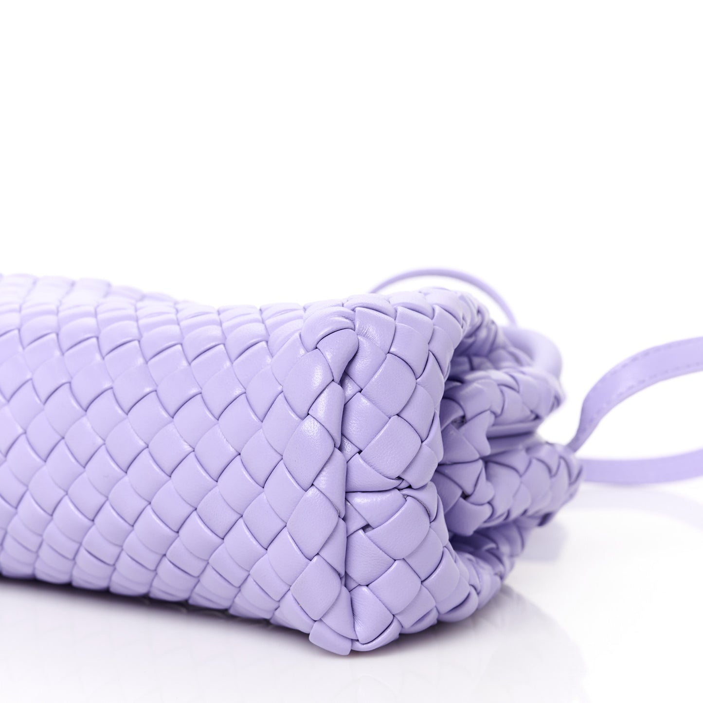 Nappa Intreccio Mini Padded Handle Bag Wisteria