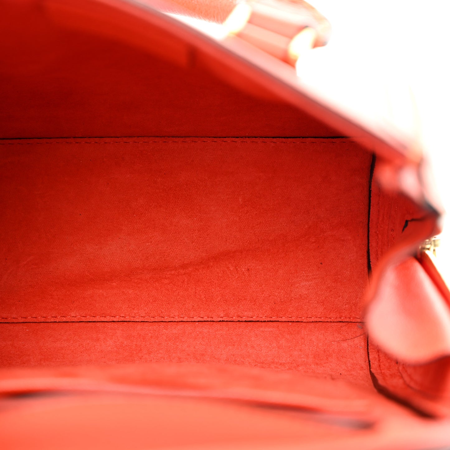 Grain Calfskin Mini Heroine Orange