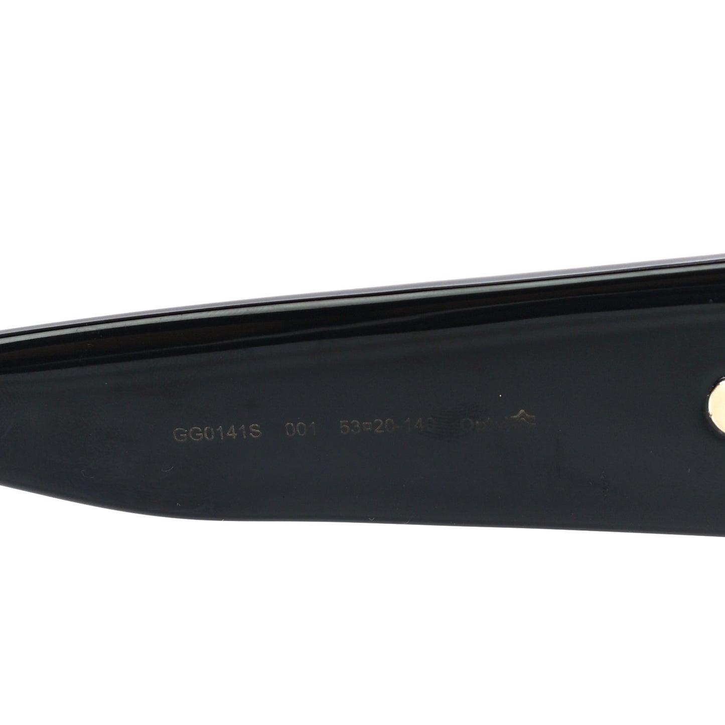 Acetate Square Frame Sunglasses GG0142SA Black