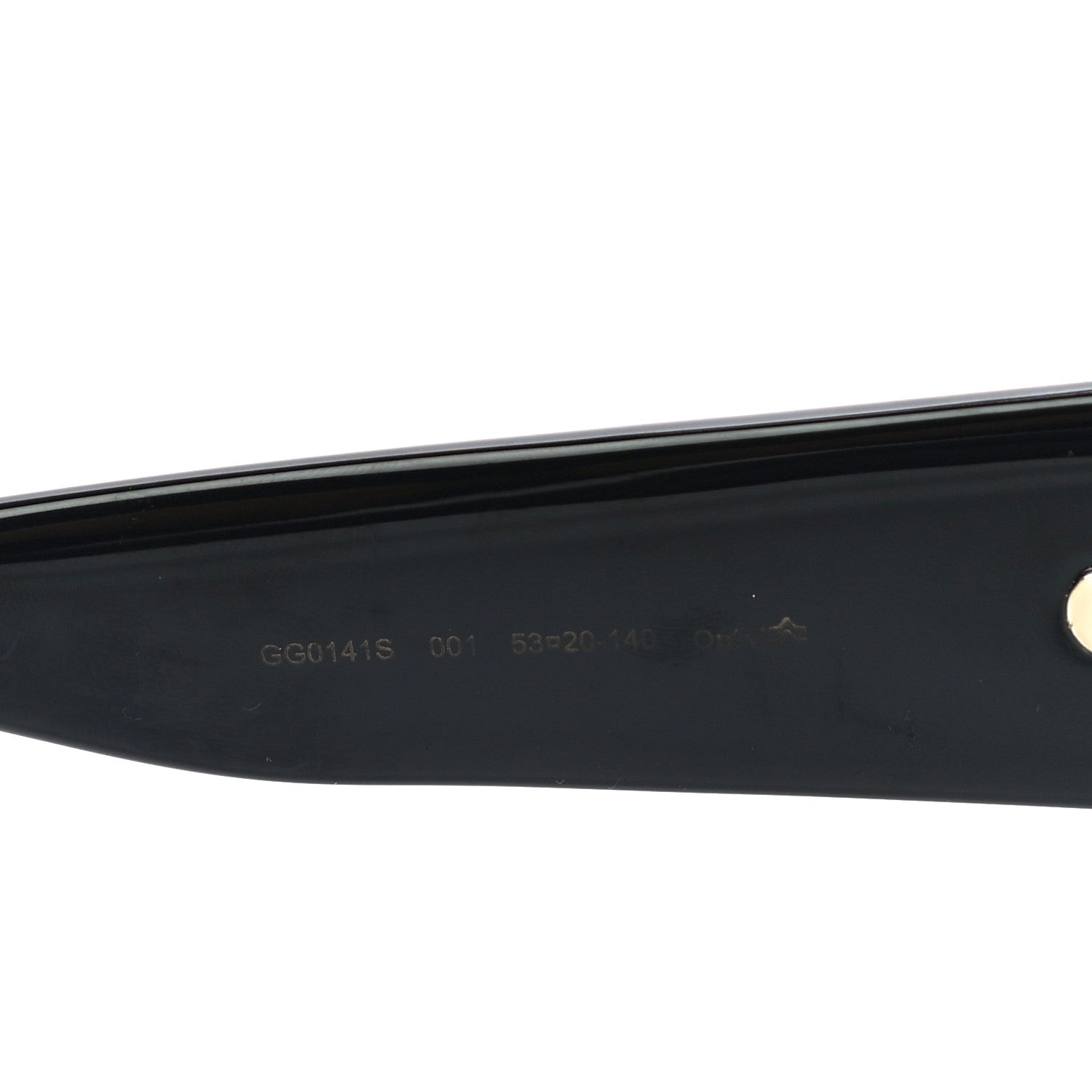 Gucci Acetate Square Frame Sunglasses GG0142SA Black 6 of 7