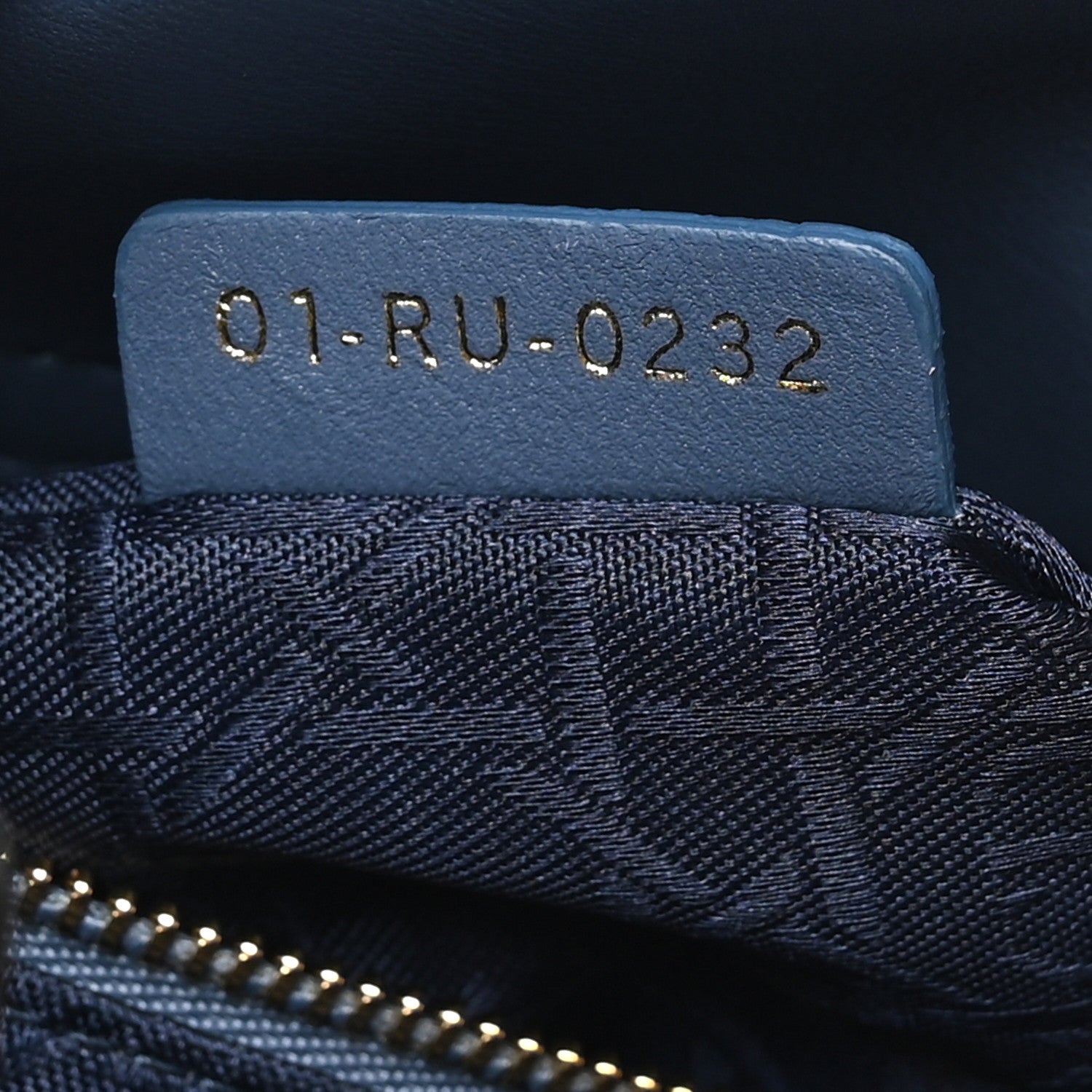 Christian Dior Lambskin Cannage Small My ABCDior Lady Dior Denim Blue 7 of 11